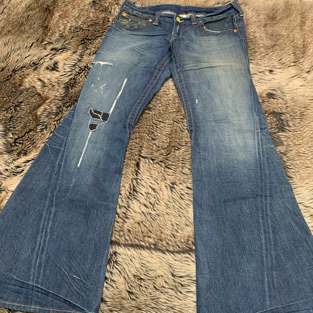 True Religion Vintage brand bell-bottom jeans Size 32